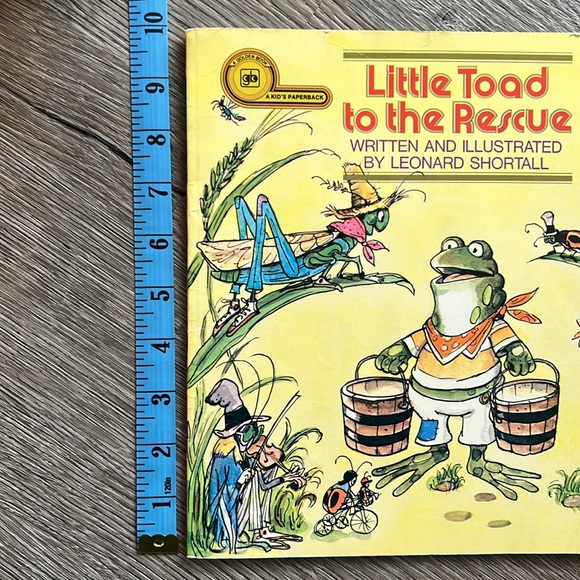 VINTAGE golden book, Little Toad to the Rescue, a kids paperback 1970’s - Picture 14 of 17